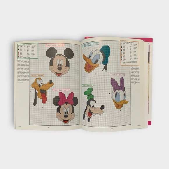 Vintage Disney Cross Stitch Mickey Mouse and Princess Collection Pattern Books - Picture 3 of 10